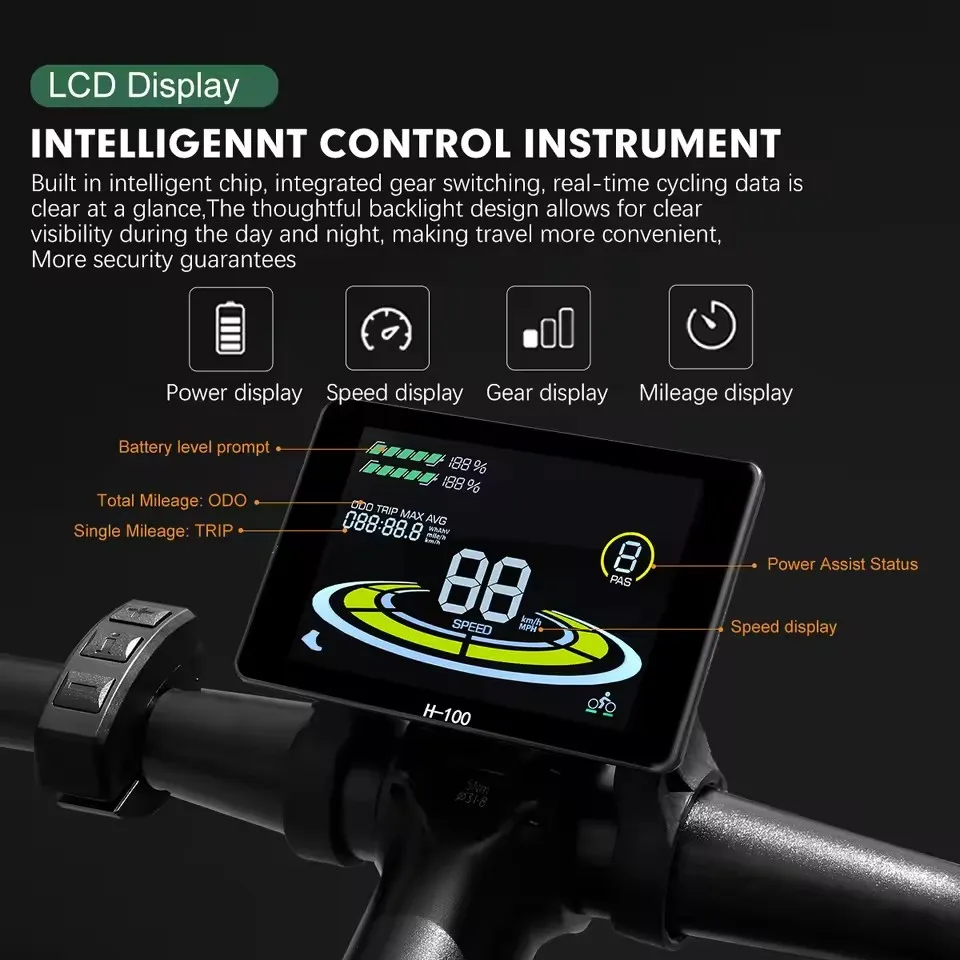 MTX39 Rim E Bike Conversion Kit 48V/52V 2000W Front/Rear Brushless Hub Motor Wheel 20-29inch for Mountain Bike S966 NFC Display
MTX39 Rim E Bike Conversion Kit 48V/52V 2000W Front/Rear Brushless Hub Motor Wheel 20-29inch for Mountain Bike S966 NFC Display