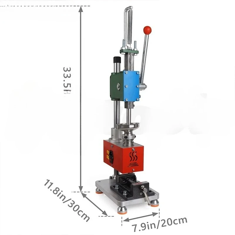 Small Desktop Manual Vertical Molding Machine – Lab Plastic/Rubber Forming Tool