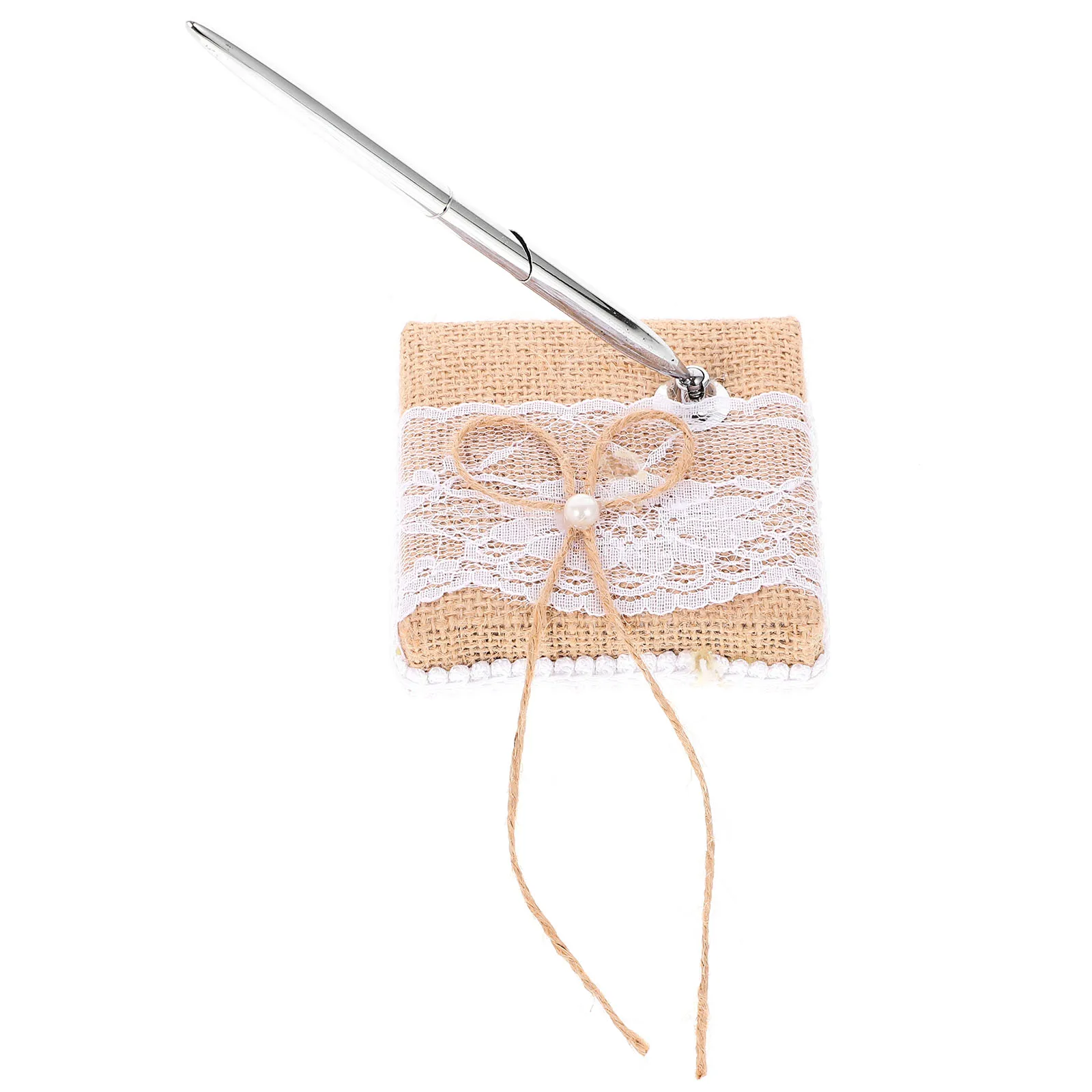 Wedding Signature Pen Decorative Guest Book Pen Steel Linen Material Holder Bride Party Signing Pens Banquet Accessories
Wedding Signature Pen Decorative Guest Book Pen Steel Linen Material Holder Bride Party Signing Pens Banquet Accessories
