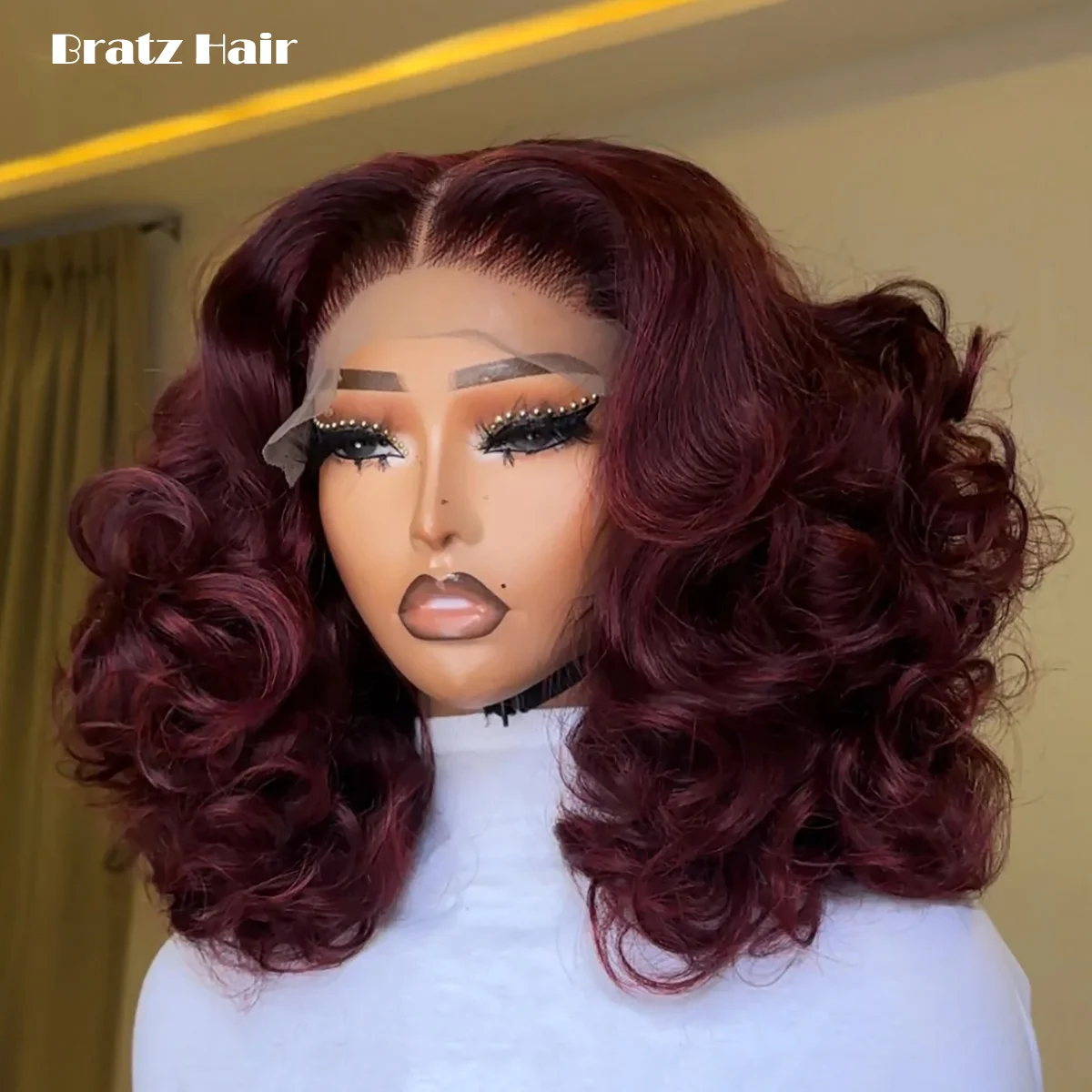 99j Burgundy Bouncy Curl Human Hair Wig 100% Human Hair Wine Color Loose Body Wave Wig for Woman Super Double Drawn Glueless Wig
99j Burgundy Bouncy Curl Human Hair Wig 100% Human Hair Wine Color Loose Body Wave Wig for Woman Super Double Drawn Glueless Wig