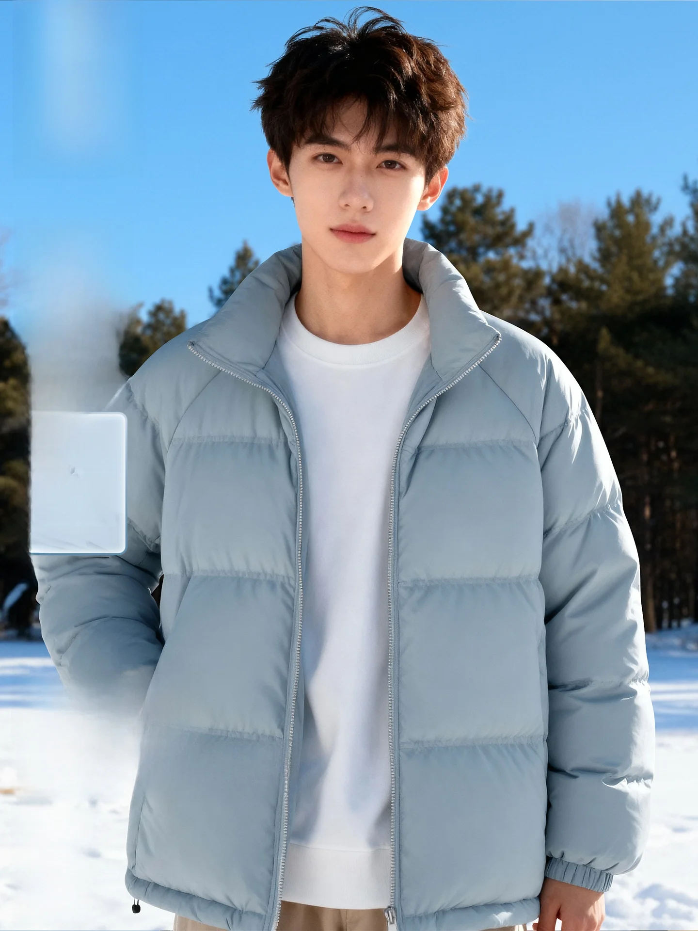 Новая мужская зимняя куртка Monkey: синий пуховик с воротником-стойкой, на молнии, утепленный
Новая мужская зимняя куртка Monkey: синий пуховик с воротником-стойкой, на молнии, утепленный