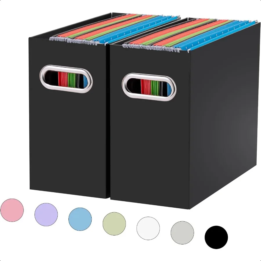 File Organizer 2 Packs Small Storage Box Cardboard File Folder Organizer Collapsible File Box for Hanging File Folders Letter S
File Organizer 2 Packs Small Storage Box Cardboard File Folder Organizer Collapsible File Box for Hanging File Folders Letter S