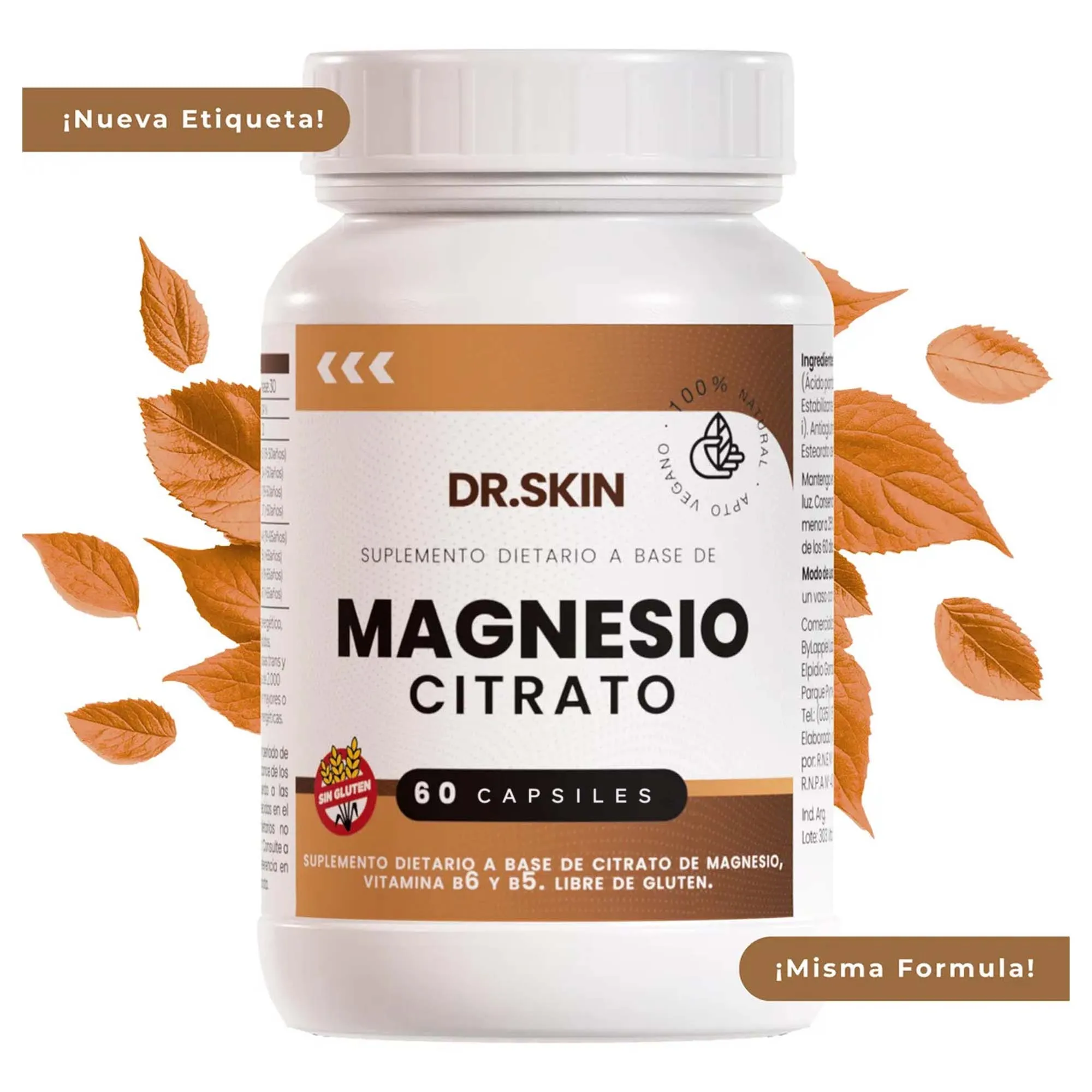 Magnesium Citrate - Supplement for Relaxation, Bone, Sleep, Heart Health, Nerve, Muscle, Metabolism & Improves Immunity
Magnesium Citrate - Supplement for Relaxation, Bone, Sleep, Heart Health, Nerve, Muscle, Metabolism & Improves Immunity