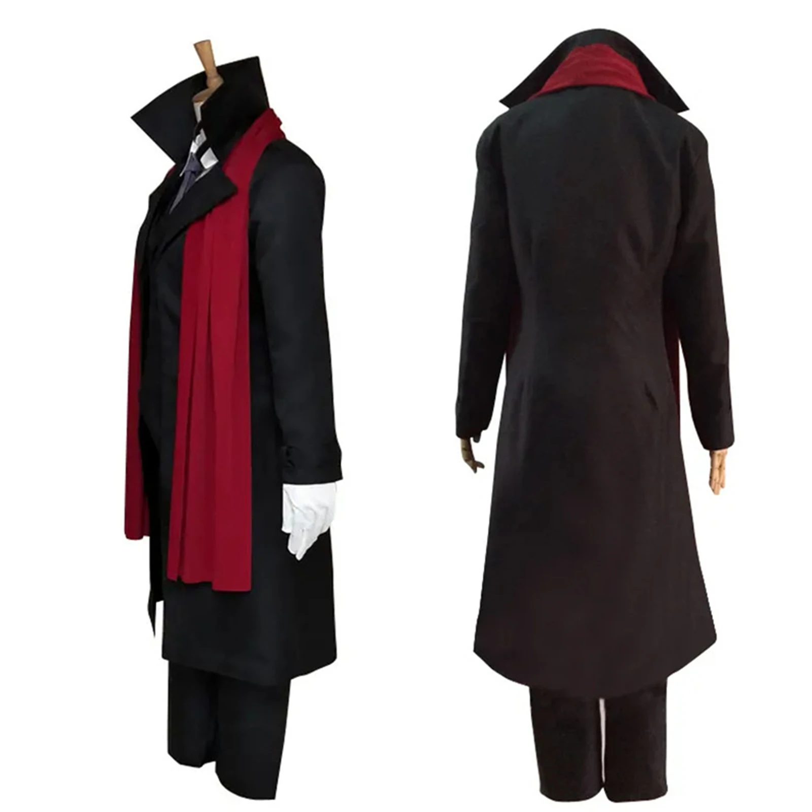 Anime Season 2 Mori Ougai Cosplay Costumes Wigs Top Pants Shirt Uniform Suit Trench Scarf Full Set Halloween Party Outfit
Anime Season 2 Mori Ougai Cosplay Costumes Wigs Top Pants Shirt Uniform Suit Trench Scarf Full Set Halloween Party Outfit