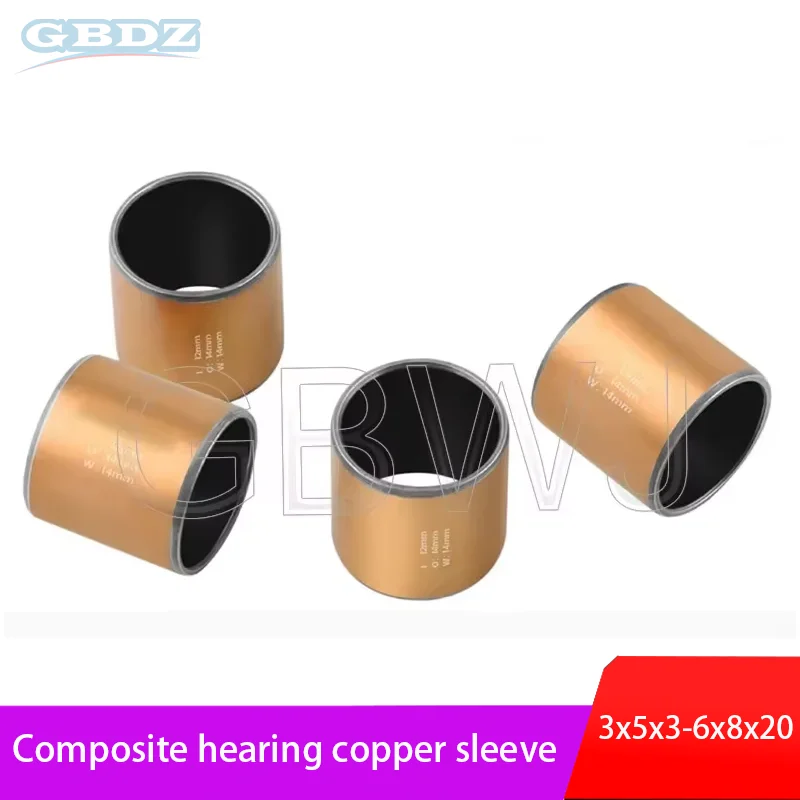 10Pcs 3 4 5 20mm Self-lubricating Bearing SF-1 Composite Copper Sleeve Oil-free Bushing Wear-Resisting Bushing
10Pcs 3 4 5 20mm Self-lubricating Bearing SF-1 Composite Copper Sleeve Oil-free Bushing Wear-Resisting Bushing