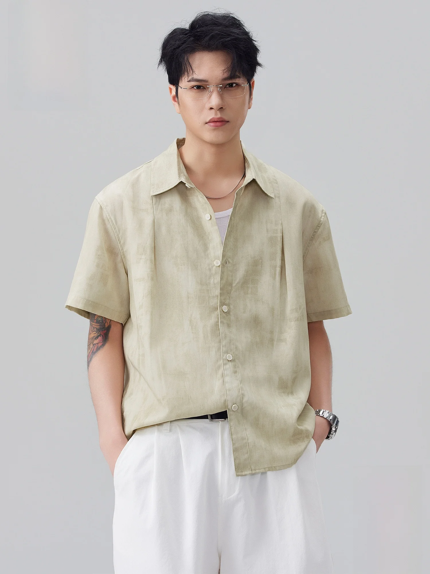PaulFrank Men's Casual ort Sve irt Tie Dye Lyocell Fabric Summer Breathable Loose Fit Button down Youth Faion
PaulFrank Men's Casual ort Sve irt Tie Dye Lyocell Fabric Summer Breathable Loose Fit Button down Youth Faion
