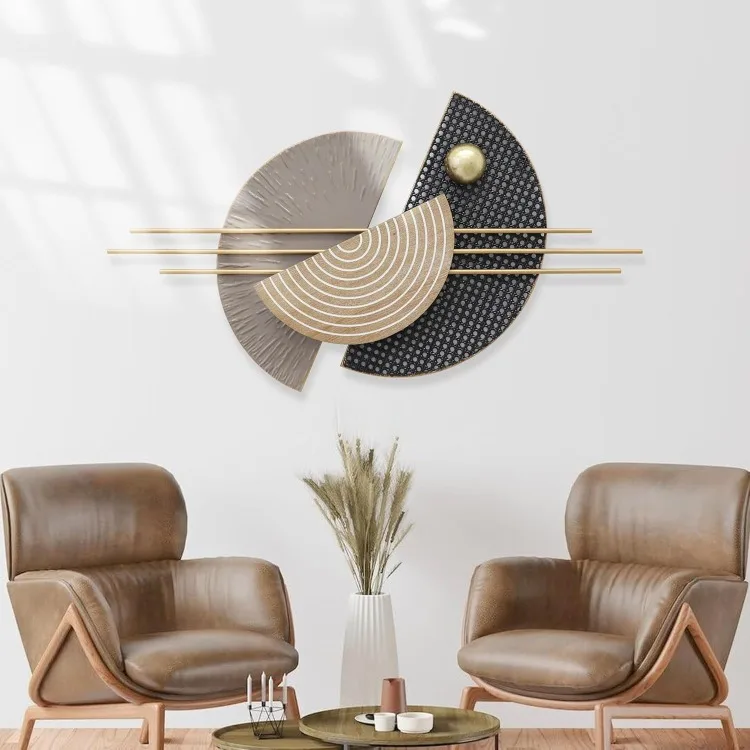 Art for Living Room, Large Metal Wall Decor, 34.7" Modern Abstract Wall Sculpture, 3D Wall Hanging Artwork Decoration
Art for Living Room, Large Metal Wall Decor, 34.7" Modern Abstract Wall Sculpture, 3D Wall Hanging Artwork Decoration