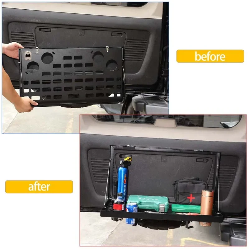 For 2005-2009 Hummer H3 aluminum alloy car styling Car tailgate multifunctional Foldable Shelf Rack car modification accessories
For 2005-2009 Hummer H3 aluminum alloy car styling Car tailgate multifunctional Foldable Shelf Rack car modification accessories