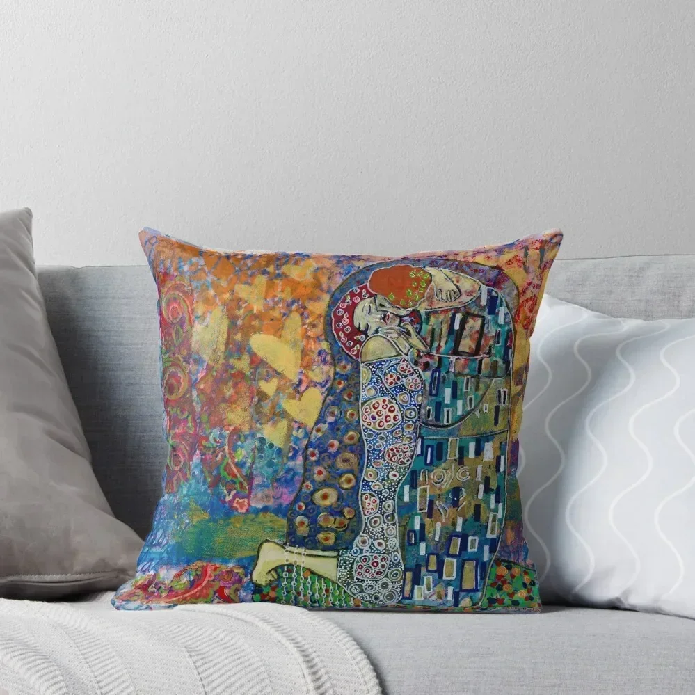 The Lovers - homage to Gustav Klimpt Throw Pillow autumn pillowcase christmas supplies Room decorating items pillow
The Lovers - homage to Gustav Klimpt Throw Pillow autumn pillowcase christmas supplies Room decorating items pillow