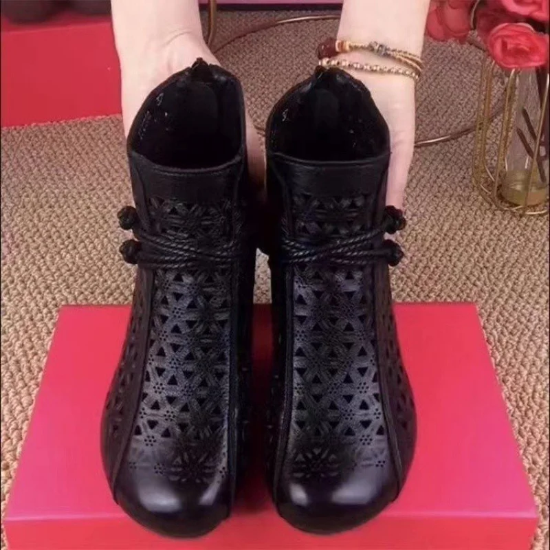 Women's PU Closed Toe Sandals Zipper Mid Heel 3-5cm Rubber Chunky Heel Non-Slip Comfort Casual Daily Walking Dress Sandals
Women's PU Closed Toe Sandals Zipper Mid Heel 3-5cm Rubber Chunky Heel Non-Slip Comfort Casual Daily Walking Dress Sandals