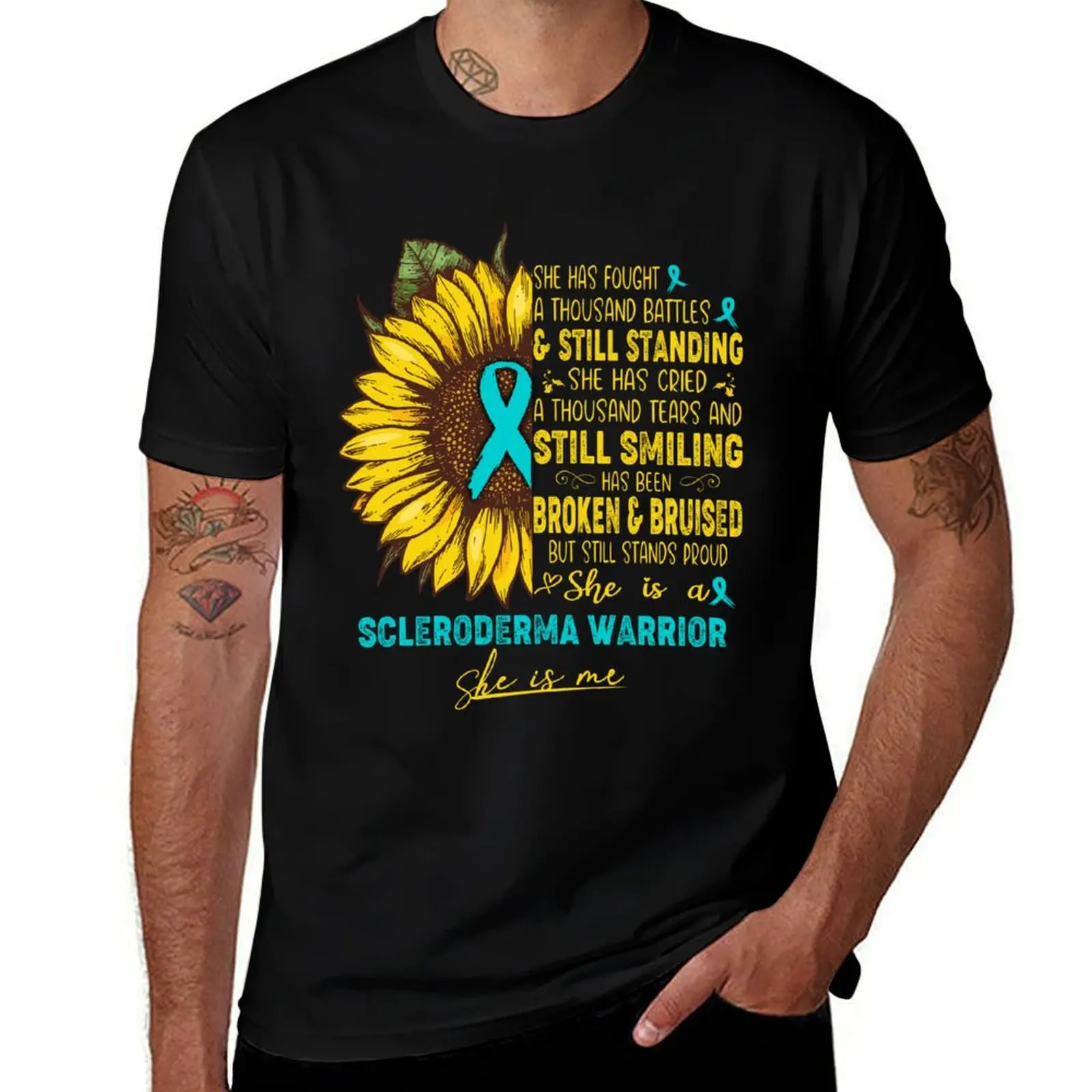 Scleroderma Awareness - She is A Scleroderma Warrior SHE IS ME T-Shirt vintage t shirts anime clothes mens clothing
Scleroderma Awareness - She is A Scleroderma Warrior SHE IS ME T-Shirt vintage t shirts anime clothes mens clothing