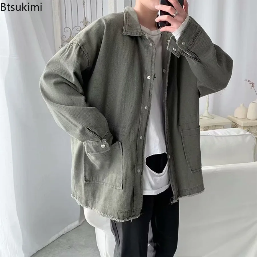 2025 Spring and Autumn Men's Ins Style Loose Jackets Versatile Trendy Functional Workwear Jackets Hong Kong Style Clothes Male
2025 Spring and Autumn Men's Ins Style Loose Jackets Versatile Trendy Functional Workwear Jackets Hong Kong Style Clothes Male