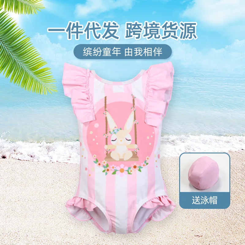 Children's Swimsuit Girls One-Piece Bikini New Cartoon Rabbit Girl Swimwear Sleeveless Small Medium Large Kids Bathing Suit
Children's Swimsuit Girls One-Piece Bikini New Cartoon Rabbit Girl Swimwear Sleeveless Small Medium Large Kids Bathing Suit