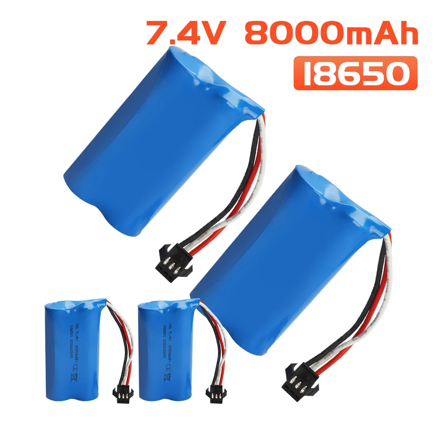 Upgrade 8000mAh Li-ion Battery SM-3P Plug With USB Charger For MN82 MN128 MN78 LC79 Remote Control Car Battery 2S 18650 20C
Upgrade 8000mAh Li-ion Battery SM-3P Plug With USB Charger For MN82 MN128 MN78 LC79 Remote Control Car Battery 2S 18650 20C