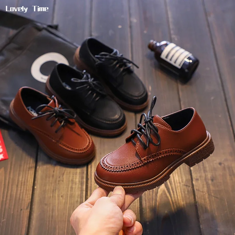 Boys British Party Shoes Leather for Kids Wedding Dance Shoes Dress School Toddler Fashion Children Shoe Spring Flat Black Brown
Boys British Party Shoes Leather for Kids Wedding Dance Shoes Dress School Toddler Fashion Children Shoe Spring Flat Black Brown