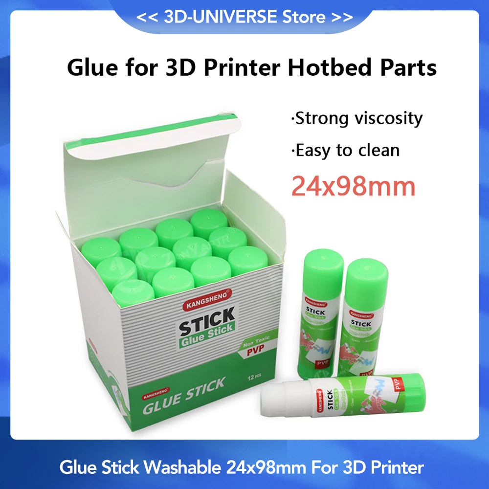 Клей для 3D принтера, моющийся 24x98 мм 21 г для горячей платформы, Легкая очистка, ПВП, нетоксичный, сильный, специальный клей
Клей для 3D принтера, моющийся 24x98 мм 21 г для горячей платформы, Легкая очистка, ПВП, нетоксичный, сильный, специальный клей