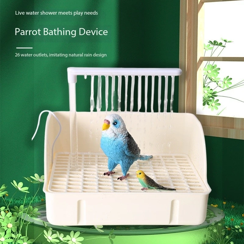 Pet Products Bird Supplies Bird Toy bath box parrot bird uses bathtub to automatically rain water circulation starling bathing
Pet Products Bird Supplies Bird Toy bath box parrot bird uses bathtub to automatically rain water circulation starling bathing