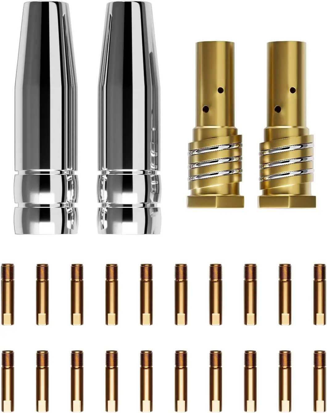 MIG Welding Gun Accessory Kit .035" Tip-Nozzle-Diffuser for 200P 140 130 135 160 200 210LED
MIG Welding Gun Accessory Kit .035" Tip-Nozzle-Diffuser for 200P 140 130 135 160 200 210LED