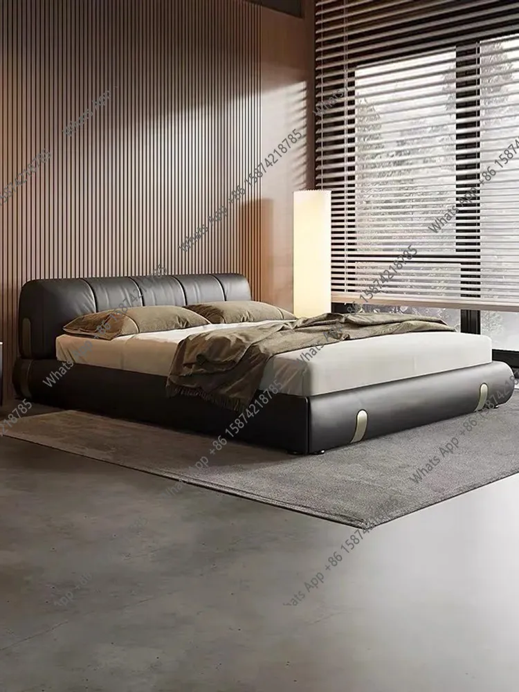 Bed Italian minimalist designer home 1.8m 1.5m top layer yellow cowhide master bedroom upholstered storage wedding bed minimalis
Bed Italian minimalist designer home 1.8m 1.5m top layer yellow cowhide master bedroom upholstered storage wedding bed minimalis