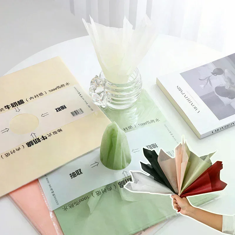 40Pcs/set Floral Bouquet Packaging Materials Korean Extractable Milk Cotton Paper Flower Wrapping Liner Paper
40Pcs/set Floral Bouquet Packaging Materials Korean Extractable Milk Cotton Paper Flower Wrapping Liner Paper