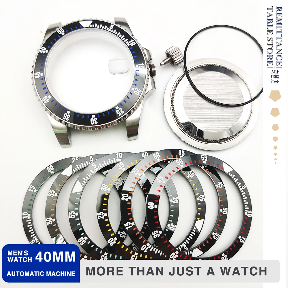 40mm Stainless Steel Case Newest Bezel and Sapphire Glass Screw Waterproof Handle Head Fits NH35 NH36 8205 8215 Movement
40mm Stainless Steel Case Newest Bezel and Sapphire Glass Screw Waterproof Handle Head Fits NH35 NH36 8205 8215 Movement