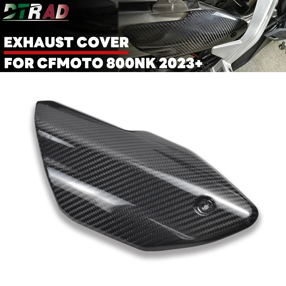 New For CFMOTO 800NK 800 NK 2023-2026 Carbon Fiber Right Side Exhaust Hood Exhaust Cover Case Cap Thermal insulation protection
New For CFMOTO 800NK 800 NK 2023-2026 Carbon Fiber Right Side Exhaust Hood Exhaust Cover Case Cap Thermal insulation protection