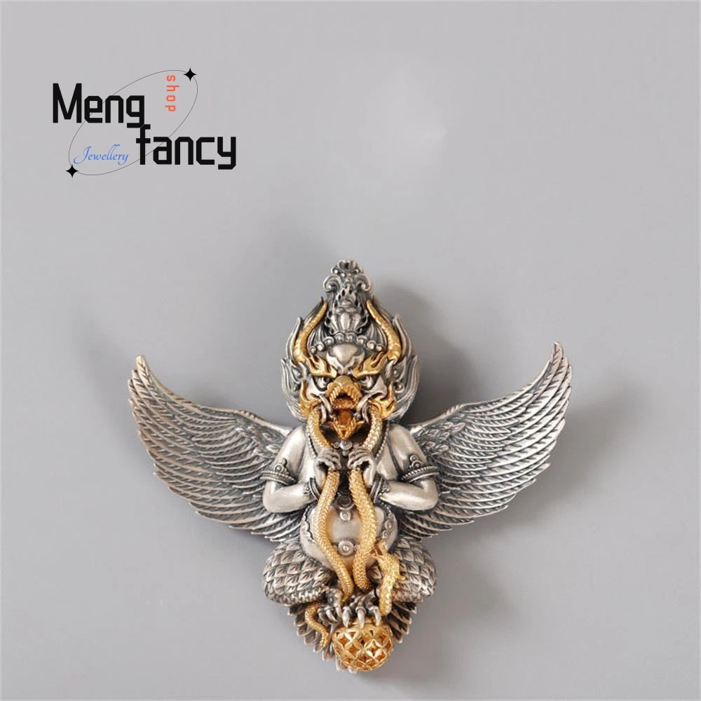 Thai Silver Roc bird pendant Sweater Chain Ethnic Style Literature Luxury Quality Jewelry Best Selling Handicraft Holiday Gifts
Thai Silver Roc bird pendant Sweater Chain Ethnic Style Literature Luxury Quality Jewelry Best Selling Handicraft Holiday Gifts