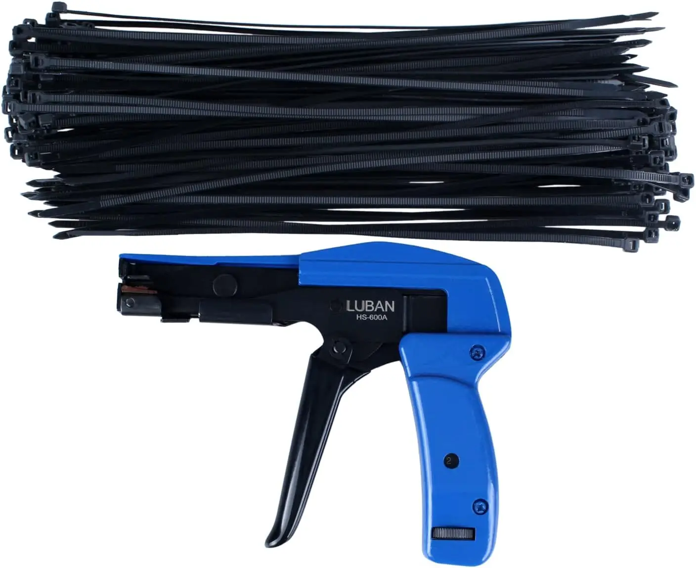 Professional Cable Tie Gun with Ties, Fasten & Cut Nylon Straps
Professional Cable Tie Gun with Ties, Fasten & Cut Nylon Straps