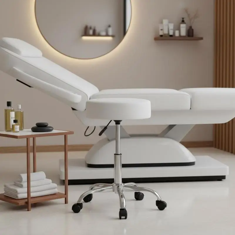 Swivel Rolling Chair 450 LBS Capacity for Salon Spa Tattoo, Height Adjustable Thickened PU Leather Seat Heavy Duty Metal Base White
Swivel Rolling Chair 450 LBS Capacity for Salon Spa Tattoo, Height Adjustable Thickened PU Leather Seat Heavy Duty Metal Base White