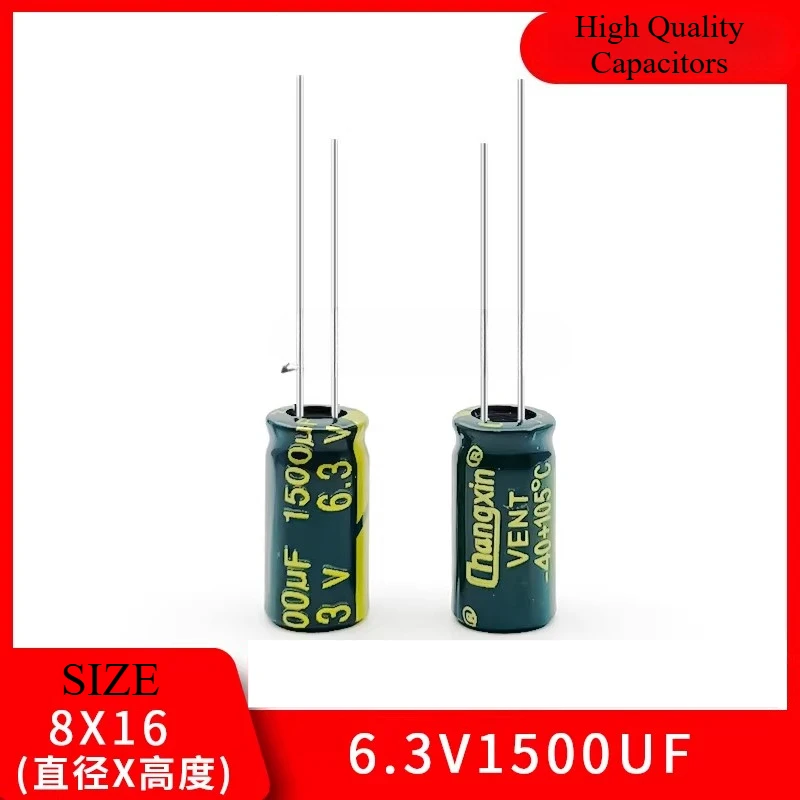 2Pcs 1500UF6.3V original high frequency low resistance computer main board electrolytic capacitor 6.3V1500UF size 8X16MM
2Pcs 1500UF6.3V original high frequency low resistance computer main board electrolytic capacitor 6.3V1500UF size 8X16MM