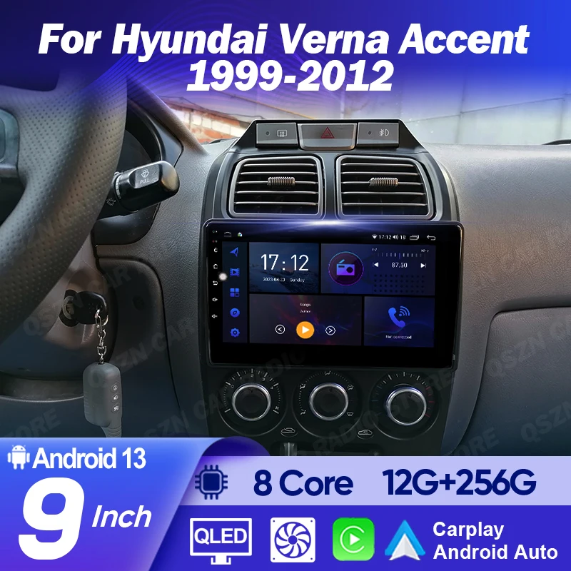 QSZN Android 14 Автомобильный радиоприемник для Hyundai Verna Accent 1999-2012 Стерео GPS Navi Carplay Авторадио Мультимедийный видеоплеер 2din DVD
QSZN Android 14 Автомобильный радиоприемник для Hyundai Verna Accent 1999-2012 Стерео GPS Navi Carplay Авторадио Мультимедийный видеоплеер 2din DVD