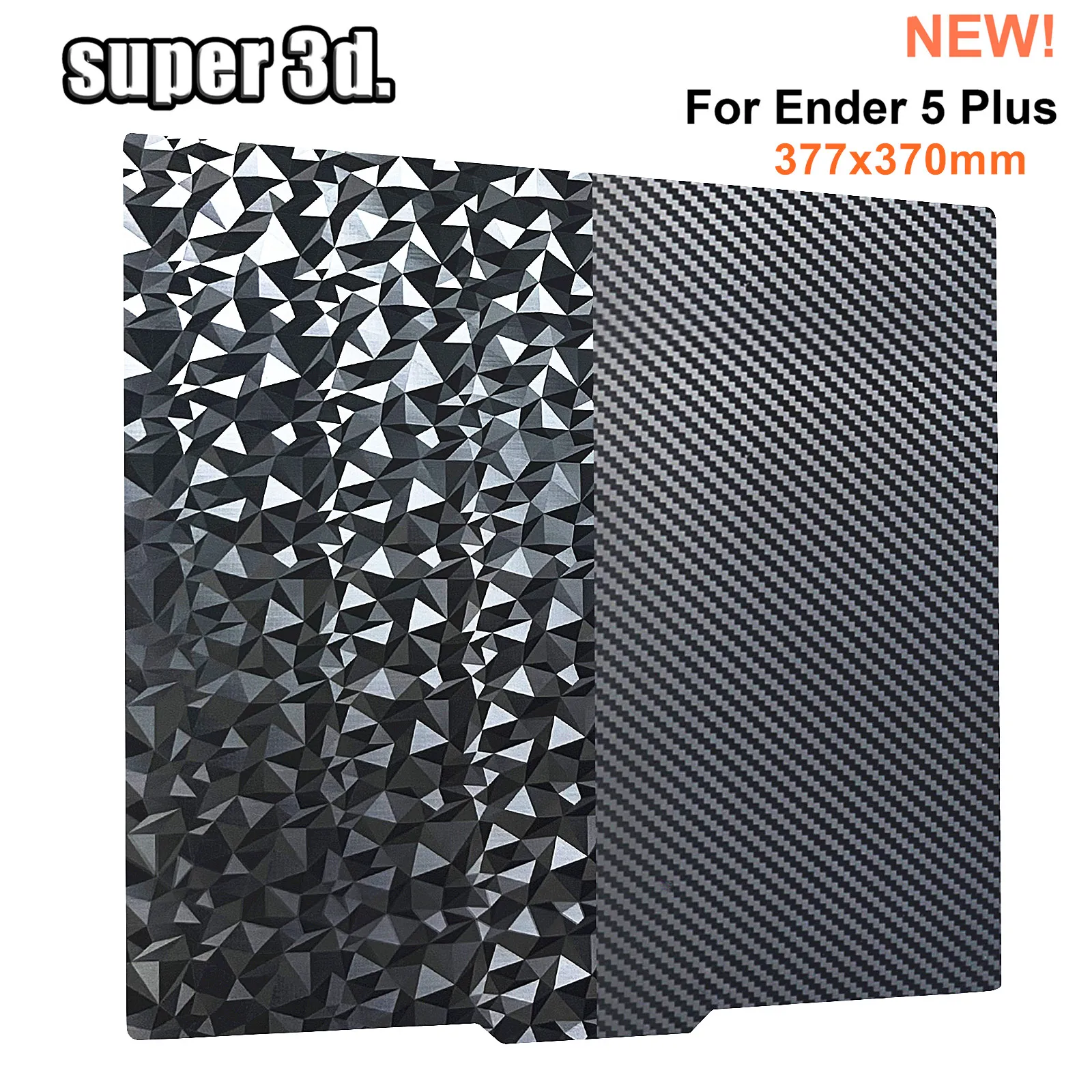 PEO PET Build Plate For Creality Ender 5 Plus 377x370mm Double Sided PEO Plate PET Magnetic Spring Steel Sheet for Ender 5 plus
PEO PET Build Plate For Creality Ender 5 Plus 377x370mm Double Sided PEO Plate PET Magnetic Spring Steel Sheet for Ender 5 plus