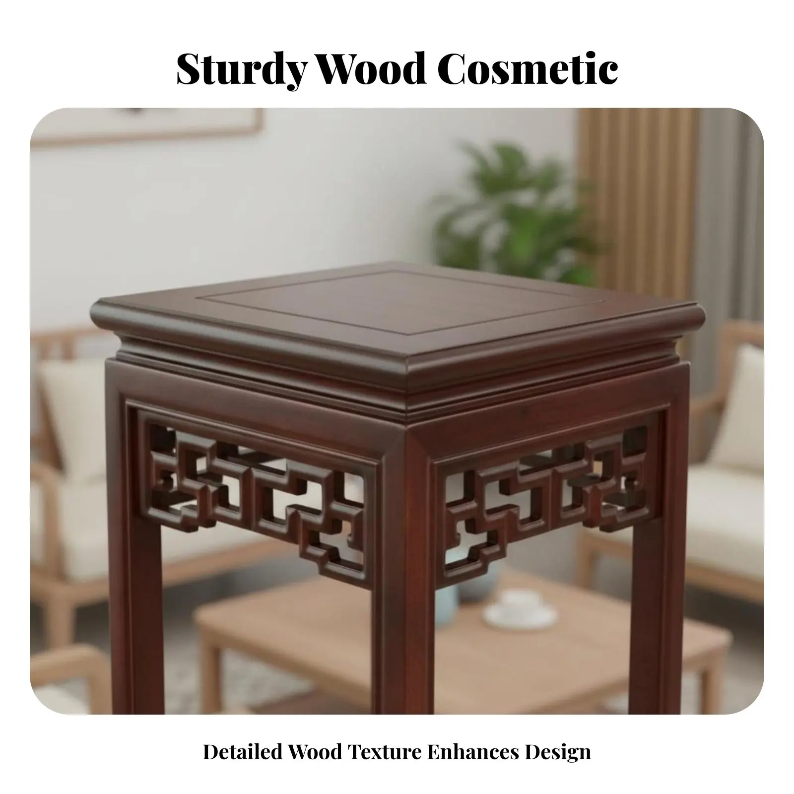 Chinese Design Pedestal Stand Hardwood Wood Construction Plant Holder Oriental Design Elegant Appearance for Home Decorators
Chinese Design Pedestal Stand Hardwood Wood Construction Plant Holder Oriental Design Elegant Appearance for Home Decorators