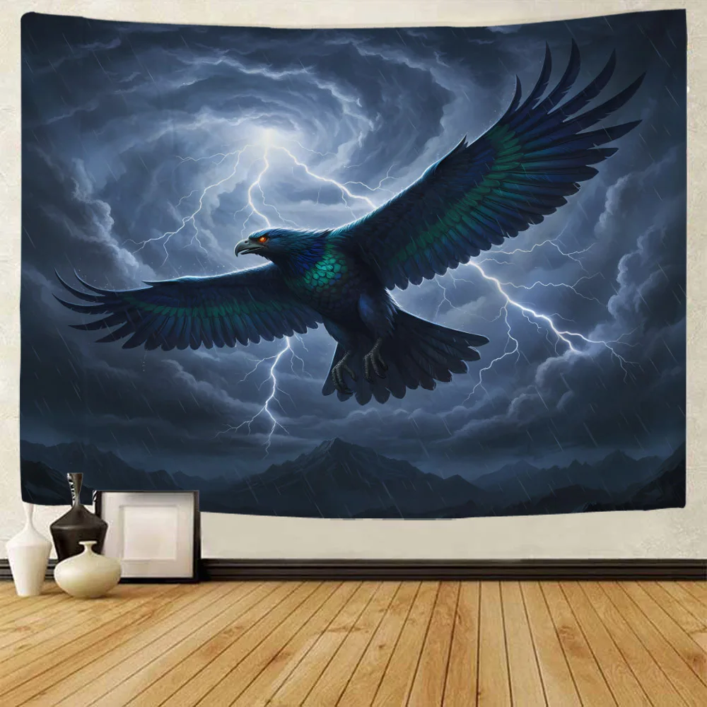 Sky Eagle Tapestry Landscape Oil Painting Wall Hanging Suitable for Living Room and Bedroom, Featuring Dreamy Style Decoration
Sky Eagle Tapestry Landscape Oil Painting Wall Hanging Suitable for Living Room and Bedroom, Featuring Dreamy Style Decoration