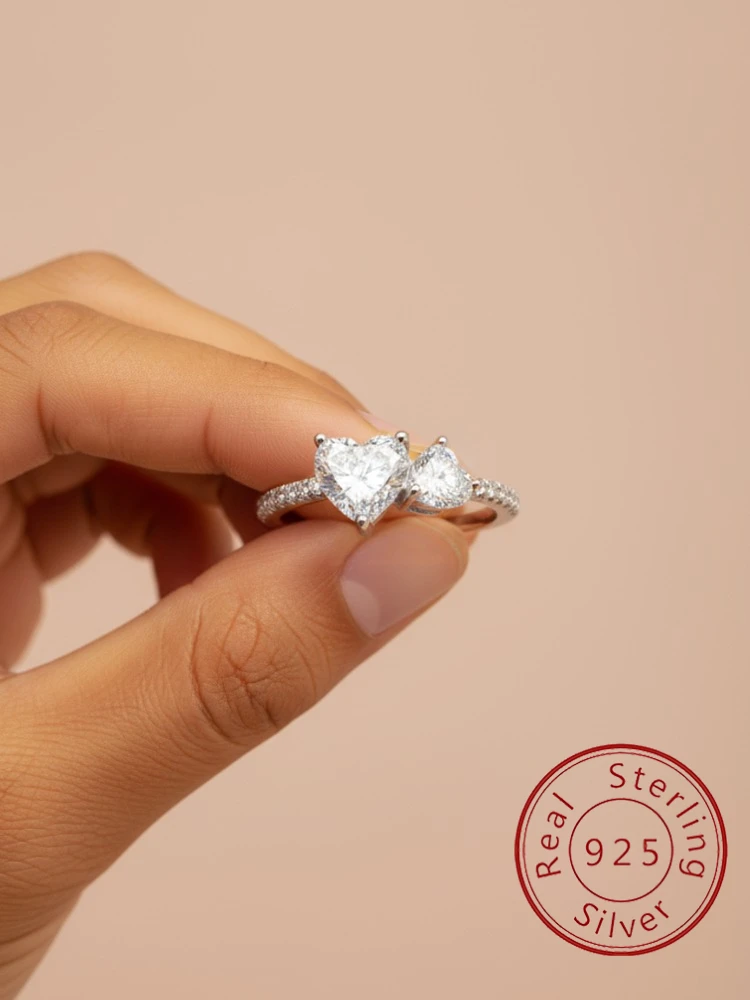 925 Sterling Silver Zircon Simplicity Classic Love Heart Ring For Women Anniversary Wedding Party Daily Wear Luxury Fine Jewelry
925 Sterling Silver Zircon Simplicity Classic Love Heart Ring For Women Anniversary Wedding Party Daily Wear Luxury Fine Jewelry