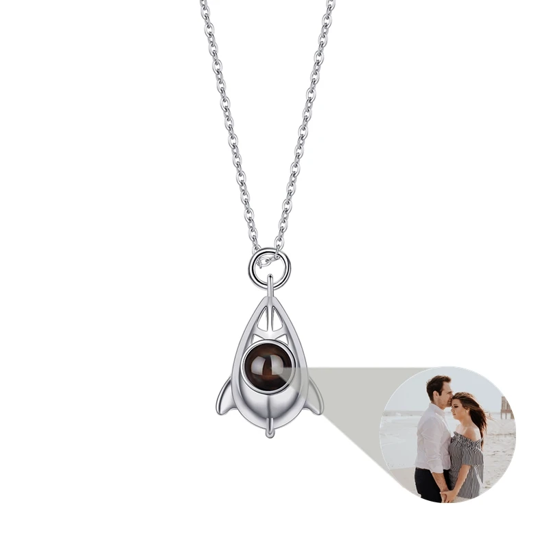 Custom Photo Projection Photo Necklace for Women Rocket/Fishtail Pendant Necklace 925 Chain Birthday Gift New Jewelry
Custom Photo Projection Photo Necklace for Women Rocket/Fishtail Pendant Necklace 925 Chain Birthday Gift New Jewelry