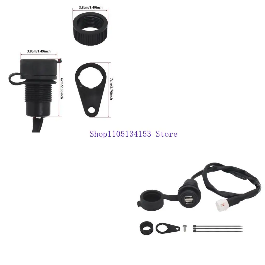 HG89 Dual-USB зарядного устройства-адаптер штекерного розетка для MT-09 SP-MT07 XSR700 XSR900 Tracer-Accessories Accessories USB 
HG89 Dual-USB зарядного устройства-адаптер штекерного розетка для MT-09 SP-MT07 XSR700 XSR900 Tracer-Accessories Accessories USB