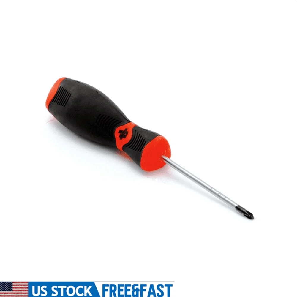 Ergonomic Screwdriver #0 Chrome Vanadium Steel Magnetic Tips Non Slip Grip Corrosion Resistant Tool Universal Use 8.4in Length
Ergonomic Screwdriver #0 Chrome Vanadium Steel Magnetic Tips Non Slip Grip Corrosion Resistant Tool Universal Use 8.4in Length