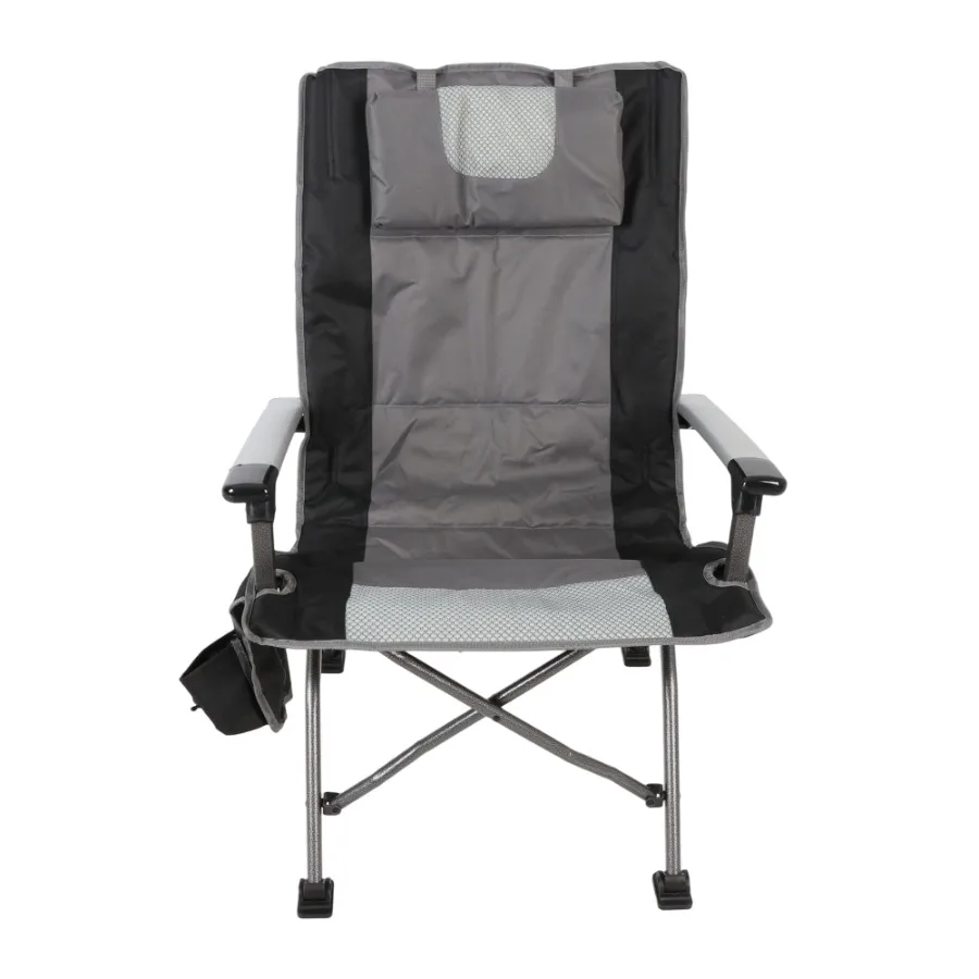 High Back Camping Chair for Adults, Black, Extra Supportive Lumbar Design with Breathable Mesh Back and Sturdy Steel Frame for
High Back Camping Chair for Adults, Black, Extra Supportive Lumbar Design with Breathable Mesh Back and Sturdy Steel Frame for