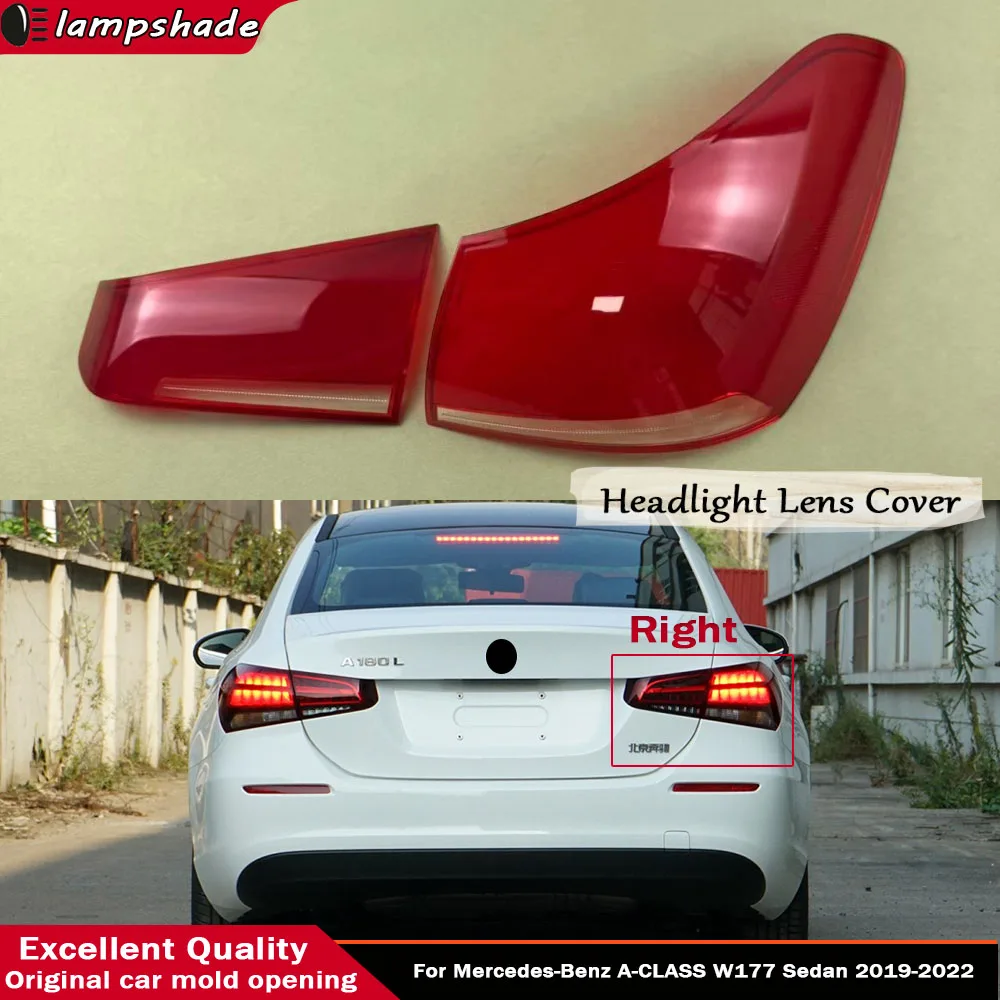 For Mercedes-Benz A-CLASS W177 Sedan 2019 2020 2021 2022 Car Accessories Outer Tail Lamp Cover Brake Lights Shell Plexiglass
For Mercedes-Benz A-CLASS W177 Sedan 2019 2020 2021 2022 Car Accessories Outer Tail Lamp Cover Brake Lights Shell Plexiglass