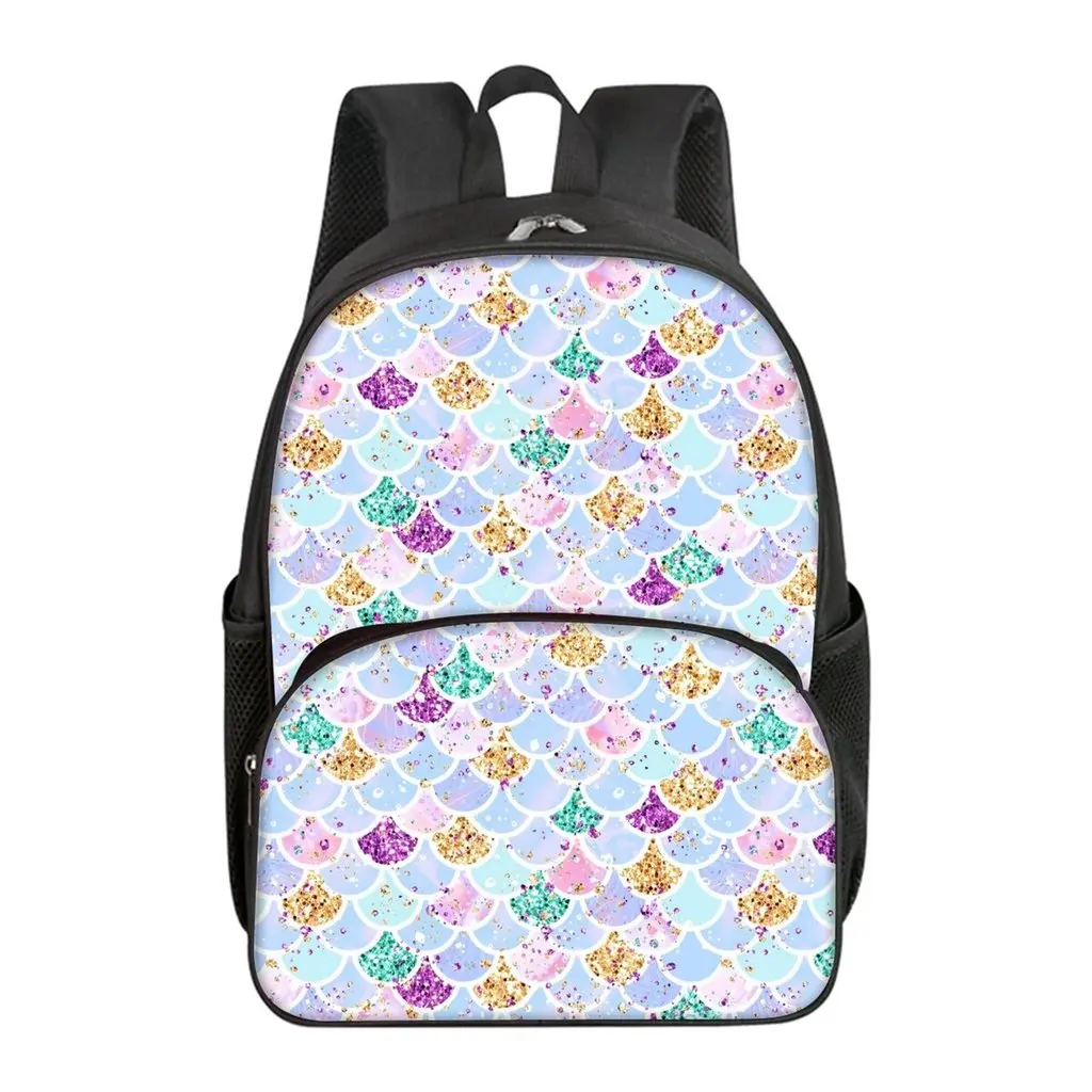 Mermaid Print School Backpack for Boys and Girls Best Gift Waterproof 2D Flat Cartoon Round Front Pocket Bag for Children
Mermaid Print School Backpack for Boys and Girls Best Gift Waterproof 2D Flat Cartoon Round Front Pocket Bag for Children