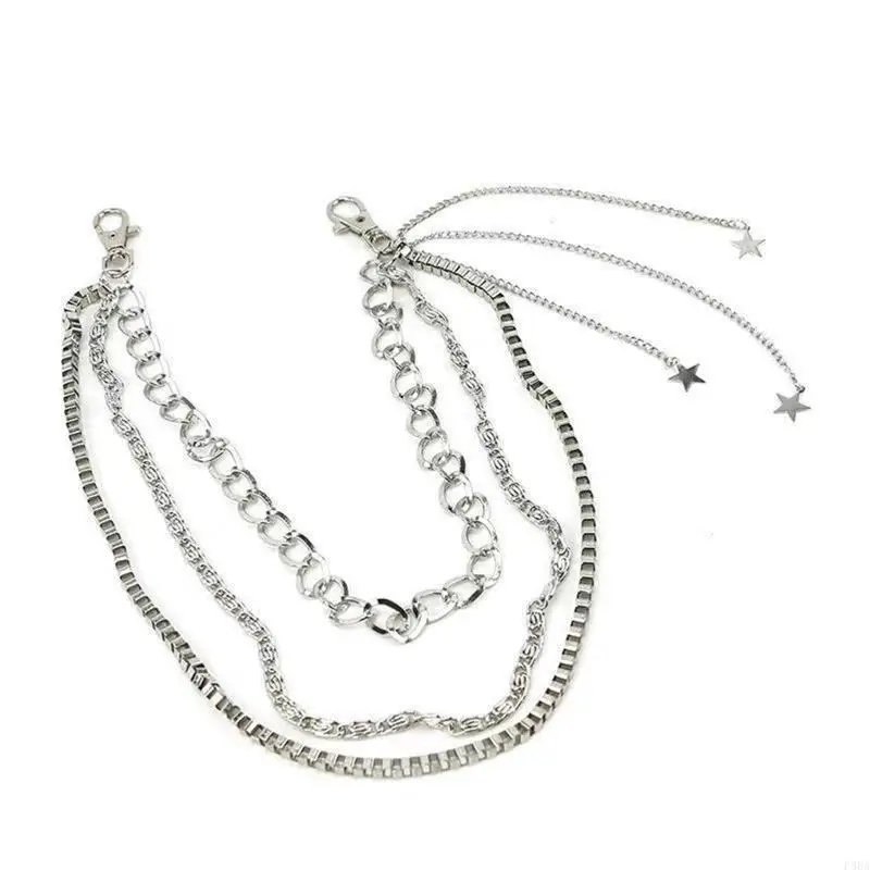 P88A Цепочки в стиле унисекс в стиле панк для брюк Прочные цепочки для брюк в стиле хип-хоп Джинсовая цепочка с для ключей от
P88A Цепочки в стиле унисекс в стиле панк для брюк Прочные цепочки для брюк в стиле хип-хоп Джинсовая цепочка с для ключей от