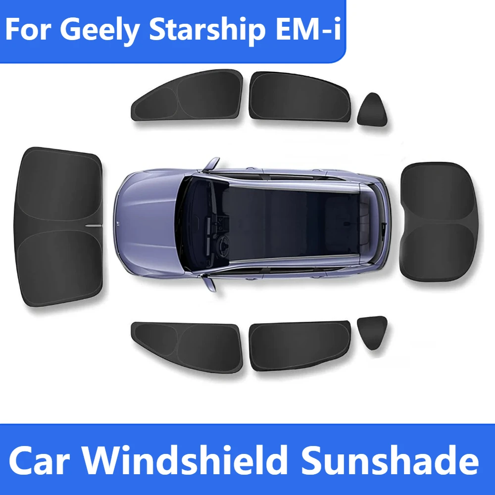 For Geely Starship EM-i Car Front Windshield Sunshade Side Window Curtain UV Protection Heat Insulation Car Interior Accessories
For Geely Starship EM-i Car Front Windshield Sunshade Side Window Curtain UV Protection Heat Insulation Car Interior Accessories