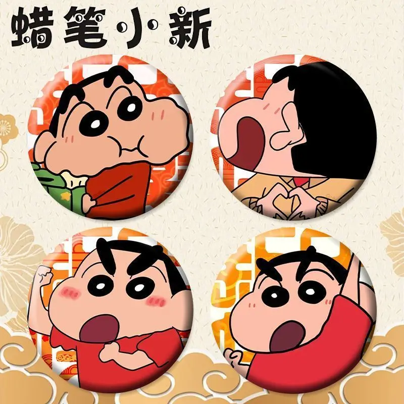 Cute Crayon Shin-chan New Year Series Brooch Rainbow Laser Anime Cartoon Ins Style Creative Badge Backpack Pendant Decoration
Cute Crayon Shin-chan New Year Series Brooch Rainbow Laser Anime Cartoon Ins Style Creative Badge Backpack Pendant Decoration