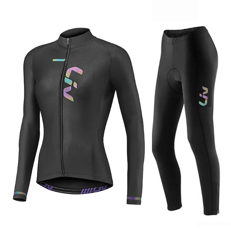 Liv Women Cycling Jersey Set Autumn Long Sleeve Breathable Clothing MTB Maillot Ropa Ciclismo Bicycle Sportswear Bike Uniform
Liv Women Cycling Jersey Set Autumn Long Sleeve Breathable Clothing MTB Maillot Ropa Ciclismo Bicycle Sportswear Bike Uniform