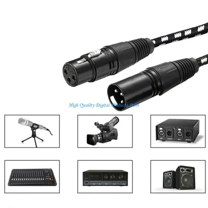U2JE 1m/2m 3 Pin Male to Female Audios Cable Audios Professional Braided Cable for Speaker Studio Audios Recording
U2JE 1m/2m 3 Pin Male to Female Audios Cable Audios Professional Braided Cable for Speaker Studio Audios Recording