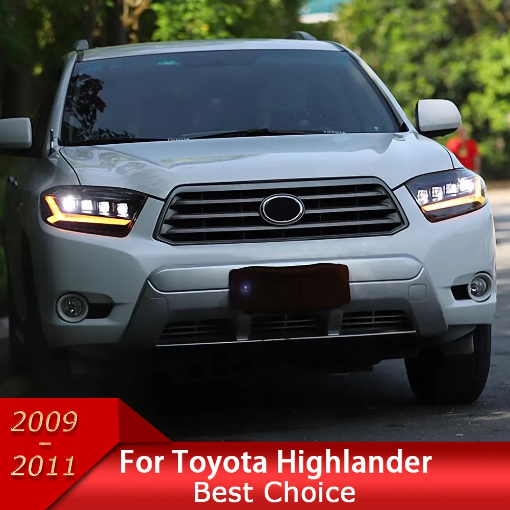 Автомобильные фары для Highlander 2009-2011, аксессуары для динамических сигнальных ламп
Автомобильные фары для Highlander 2009-2011, аксессуары для динамических сигнальных ламп