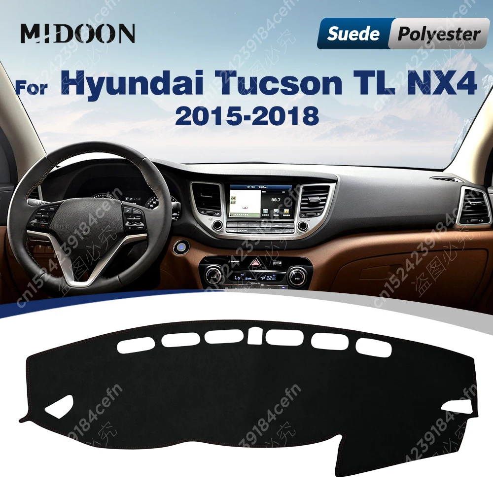 Чехол на приборную панель автомобиля для Hyundai Tucson TL NX4 2015 2016 2017 2018, коврик для приборной панели, солнцезащитный козырек, анти-УФ-коврики, автомобильные аксессуары
Чехол на приборную панель автомобиля для Hyundai Tucson TL NX4 2015 2016 2017 2018, коврик для приборной панели, солнцезащитный козырек, анти-УФ-коврики, автомобильные аксессуары