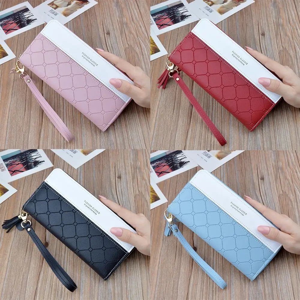 Fashion PU Leather Women Long Wallet Large Capacity Embossed Tassel Slim Wallet Zipper Design Coin Purse Women Girls
Fashion PU Leather Women Long Wallet Large Capacity Embossed Tassel Slim Wallet Zipper Design Coin Purse Women Girls