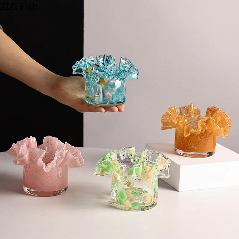 Glass Candle Holder With Painted Flower Edges Aroma Diffuser Wax Melt Burner For Home Decor Desk Candlestick Wax Warmer Containe
Glass Candle Holder With Painted Flower Edges Aroma Diffuser Wax Melt Burner For Home Decor Desk Candlestick Wax Warmer Containe